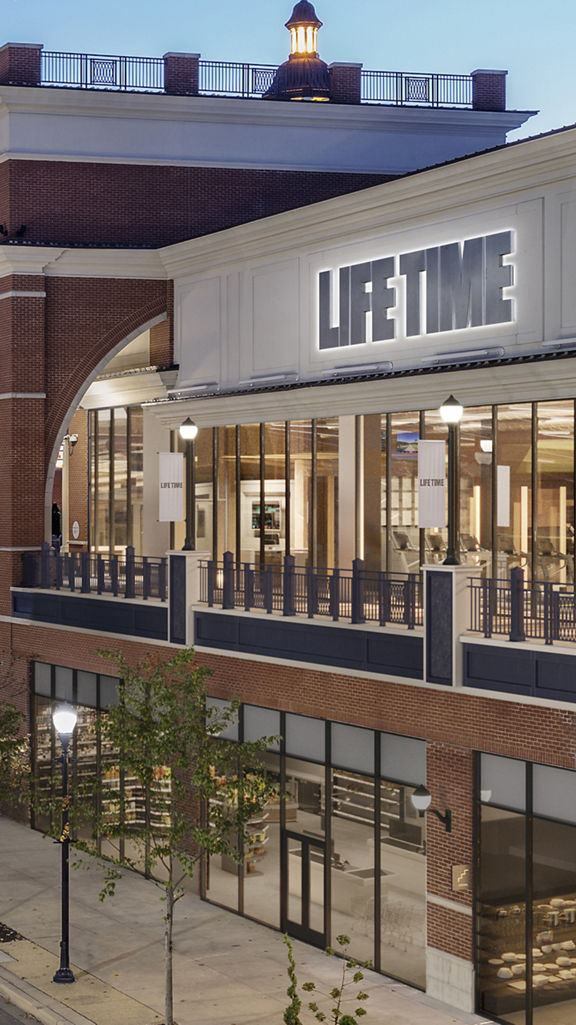 The exterior of the Annapolis Life Time location