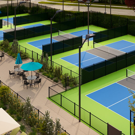 outdoor pickleball courts