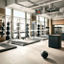 Alpha strength equipment on the fitness floor at Life Time