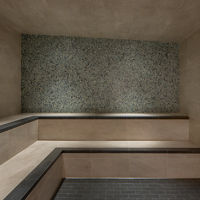 Tiled steam room at Life Time