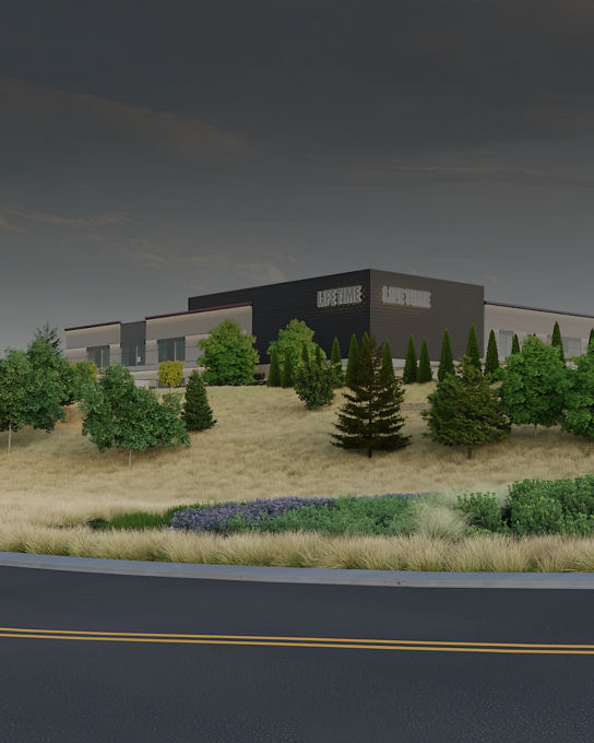Exterior of Life Time Building