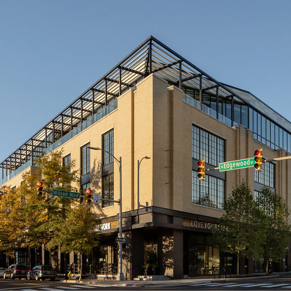 Exterior of the Life Time Clarendon club location