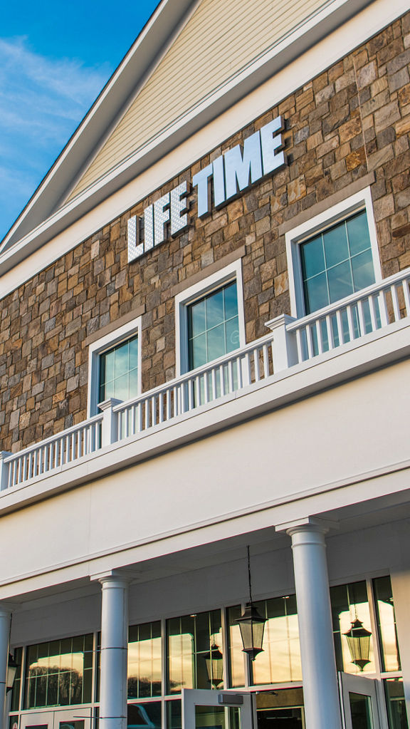 The exterior of the Chappaqua Life Time location