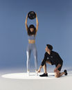 A client and trainer during a Dynamic Personal Training session