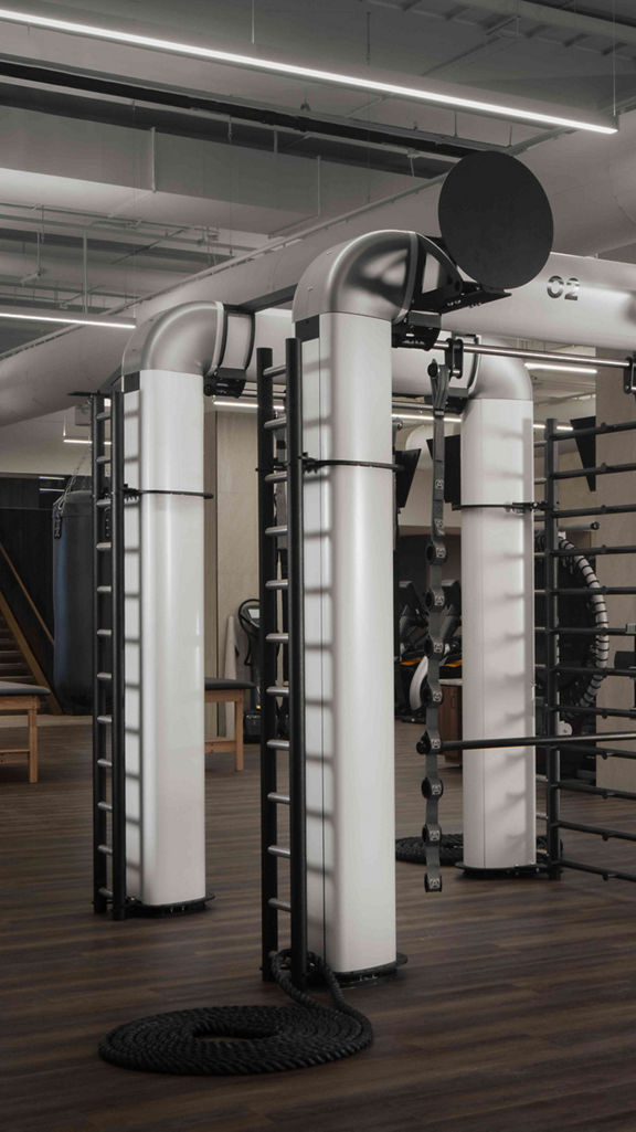 Outrace machine on the fitness floor at the Life Time