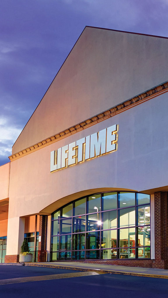 The exterior of the Fairfax Life Time location
