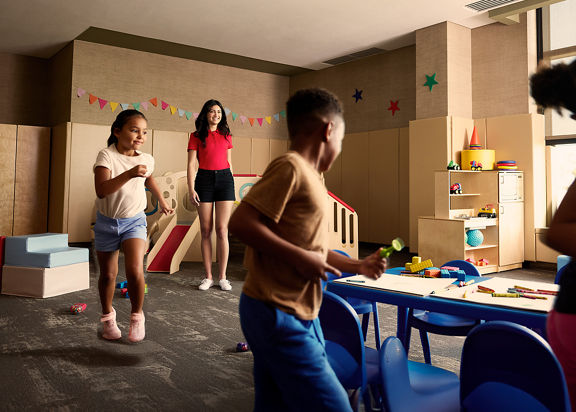 childern playing in a life time academy