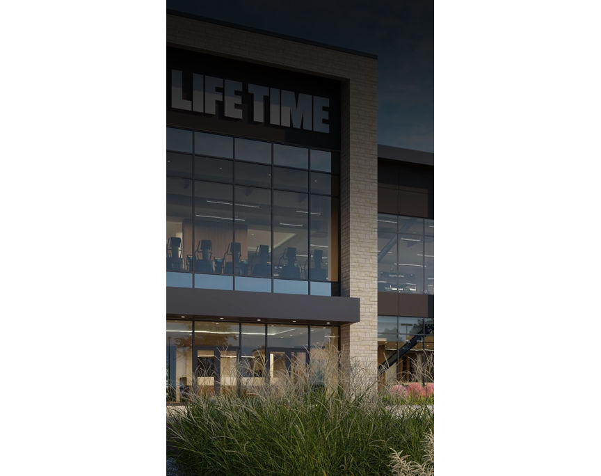 Exterior of Life Time Building