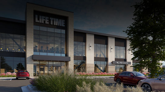 Exterior of Life Time Building