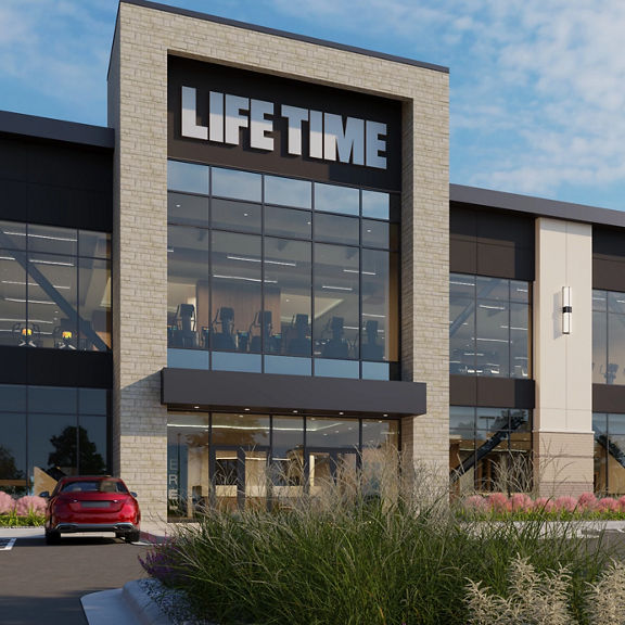 Exterior of Life Time Building