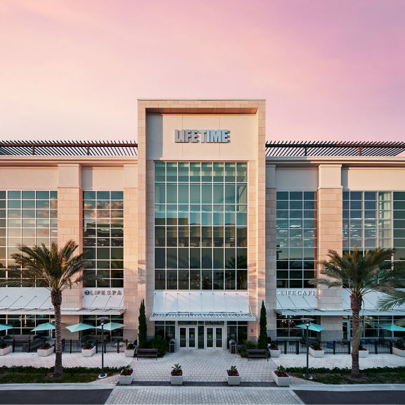 Exterior of Life Time Building