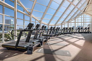 Fitness floor at the LIfe Time Lakeshore Irvine club location