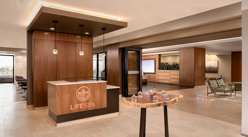 LifeSpa reception desk