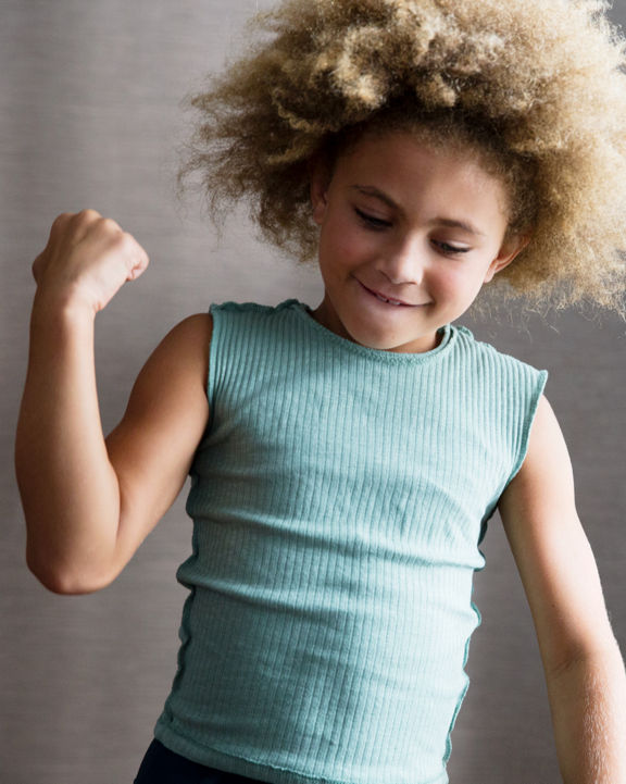 Girl dancing in a kids class