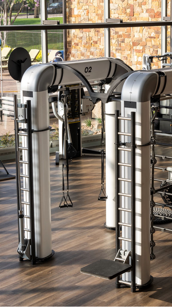 Alpha small group training area on the fitness floor