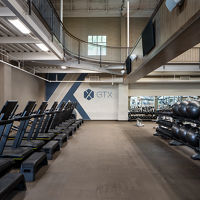 GTX small group training area on the fitness floor at Life Time