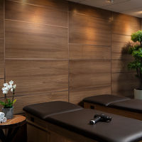 Massage and stretch table area