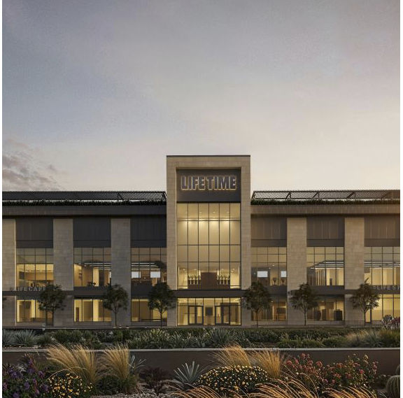 Exterior of Life Time Building