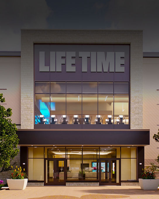 Exterior of Life Time Building