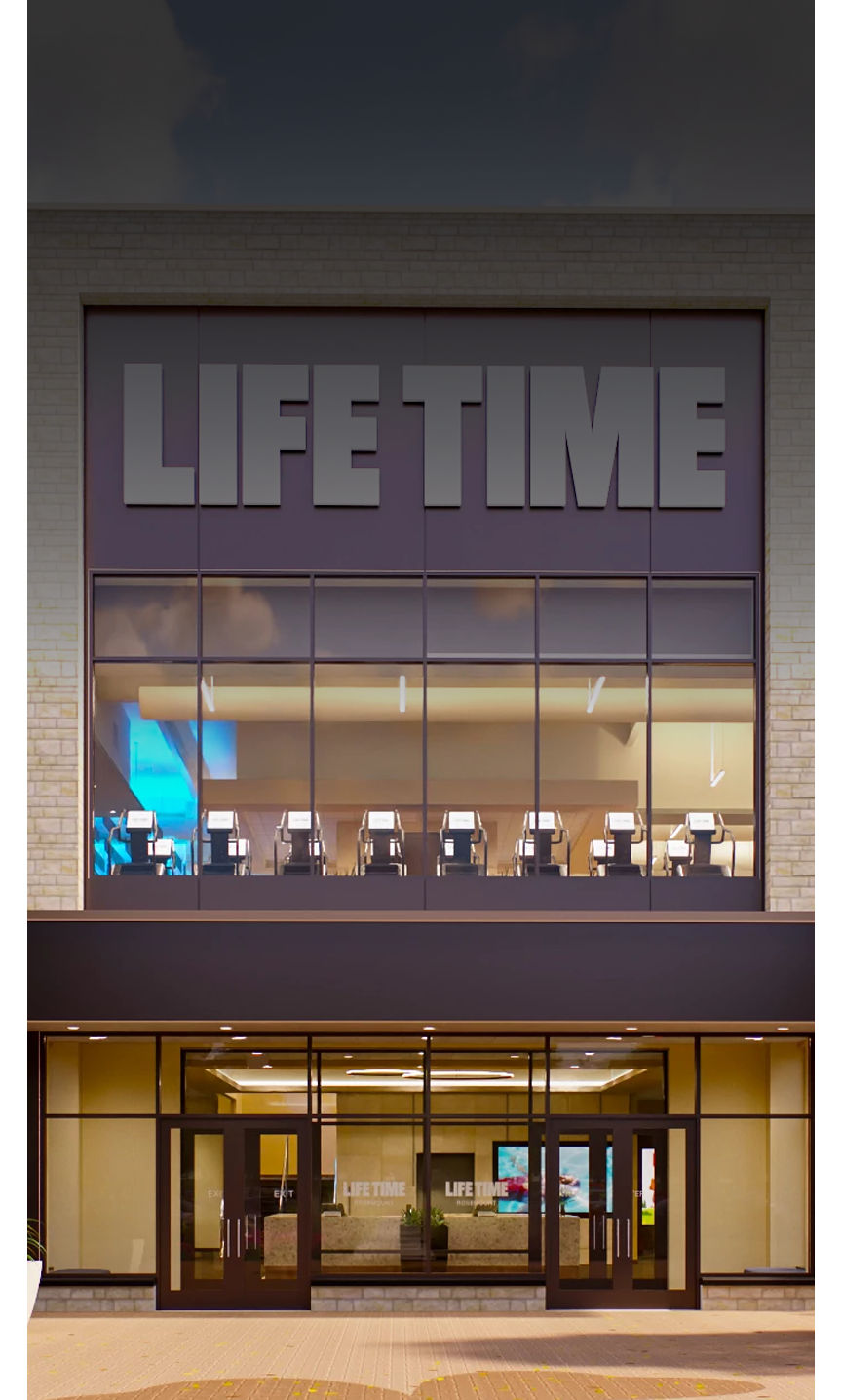 Exterior of Life Time Building