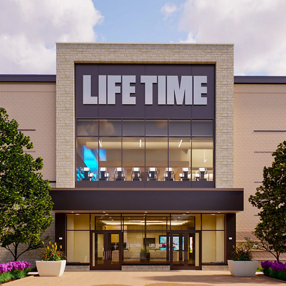 Exterior of Life Time Building