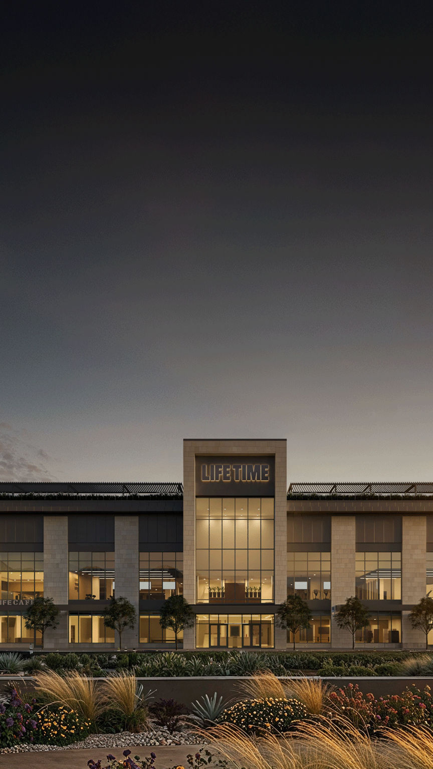 Exterior of Life Time Building