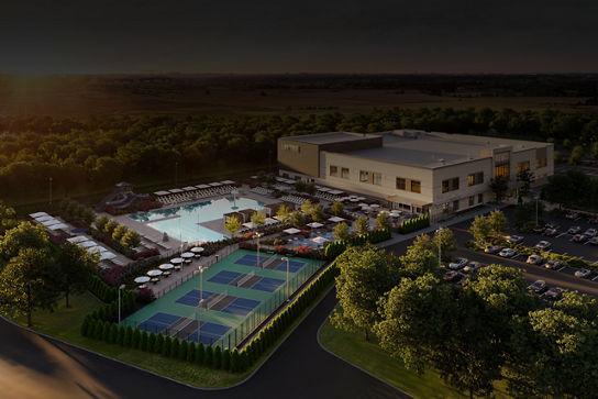 Exterior of Life Time Building