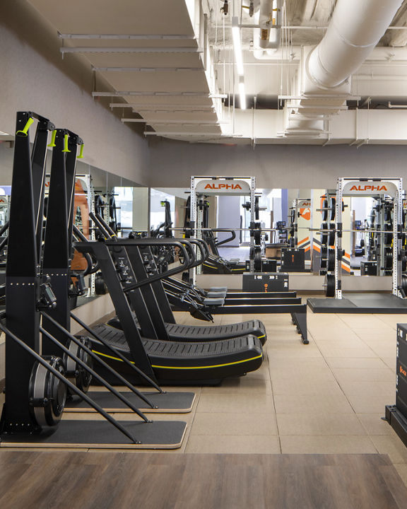 Alpha space on the fitness floor at Life Time Penn 1 club location