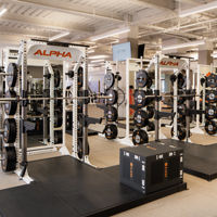 Alpha space on the fitness floor at Life Time Penn 1 club location