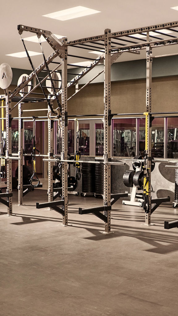fitness floor at Life Time