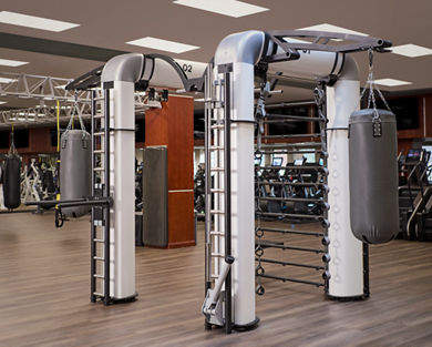 fitness floor at Life Time