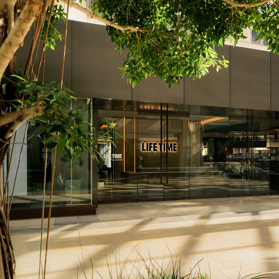Exterior of Life Time Building