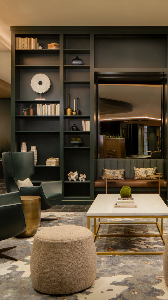 inside work club lounge