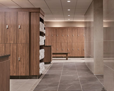 locker rooms at Life Time