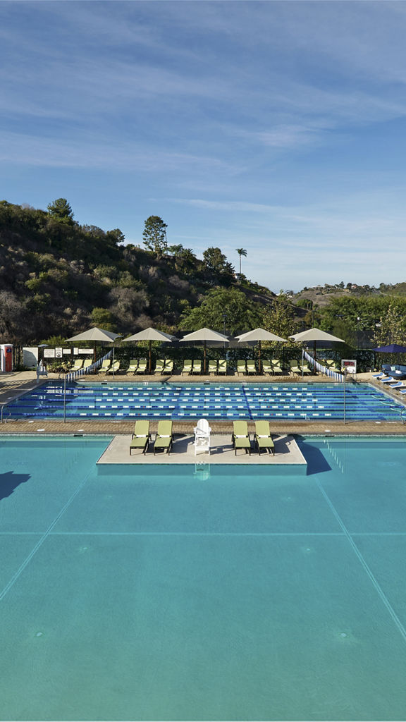 Outdoor pool at the Rancho San Clemente Life Time club