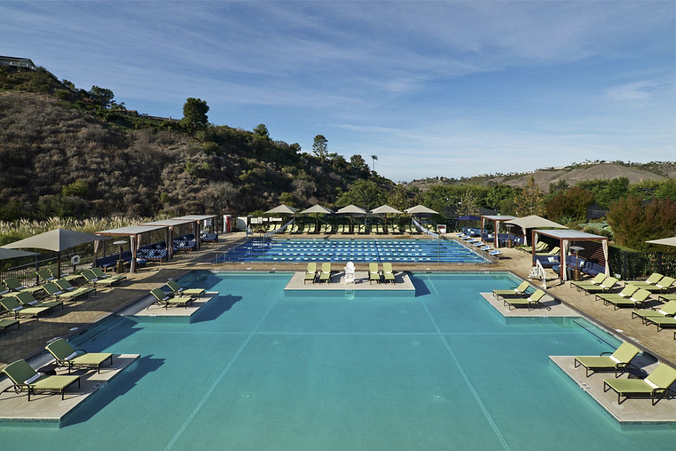 Outdoor pool at the Rancho San Clemente Life Time club