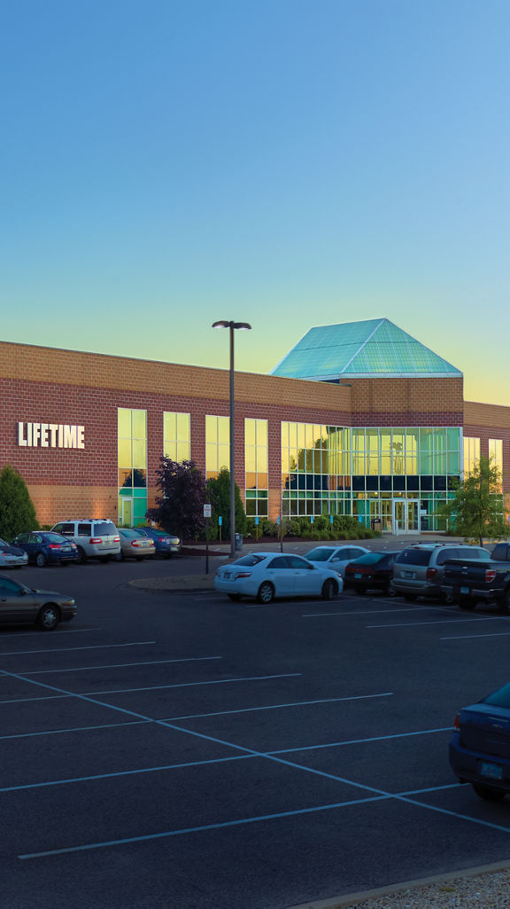 Exterior of Life Time Building