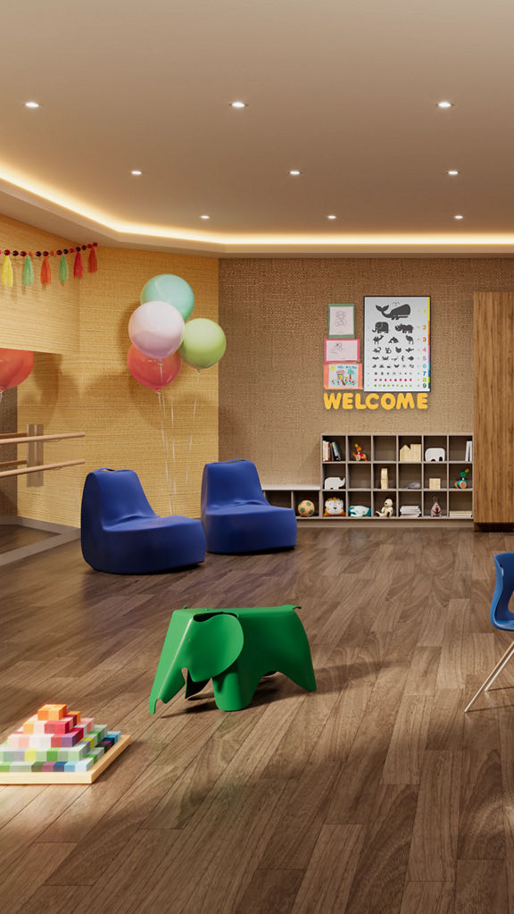 inside Kids Space at Life Time