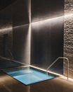 Indoor cold plunge pool at the Life Time Scottsdale Fashion Square club location