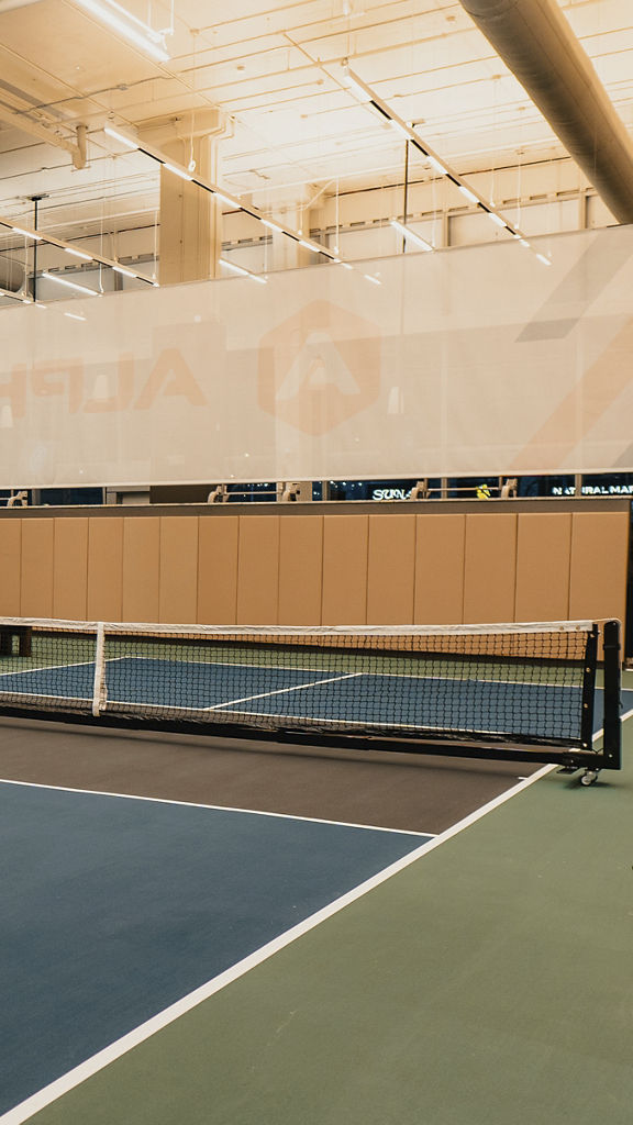 2 indoor pickleball courts at Life Time Sky