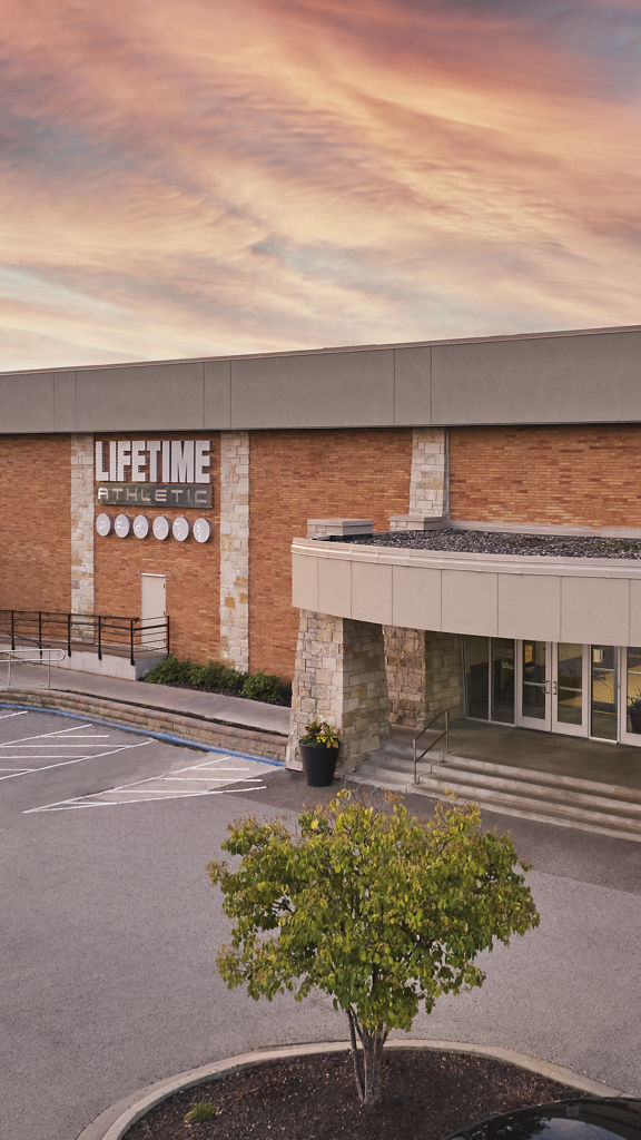 Exterior of the Life Time St Louis Park club location
