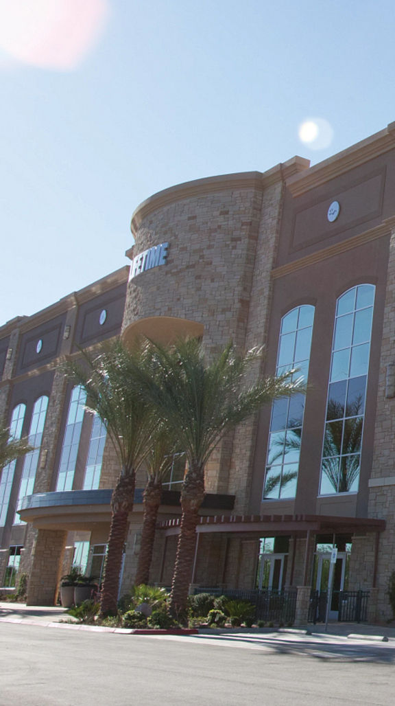 The exterior of the Summerlin Life Time location