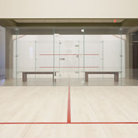 Squash court area at Life Time
