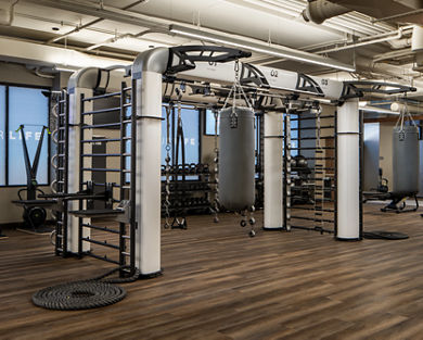 Outrace machine on the fitness floor at Life Time