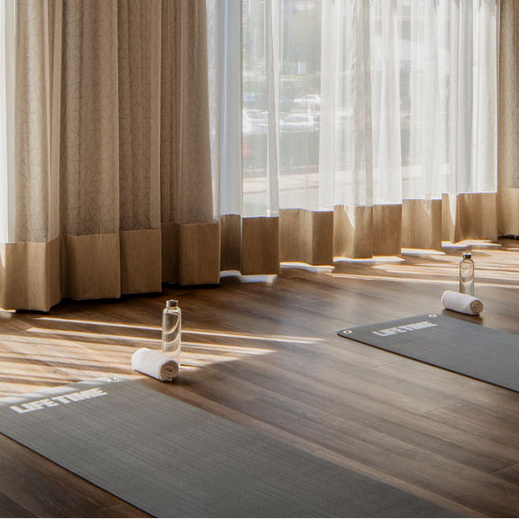 Yoga Studio at the Life Time Stamford club location