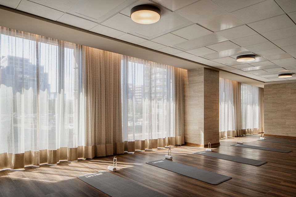 Yoga Studio at the Life Time Stamford club location