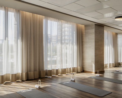 Yoga Studio at the Life Time Stamford club location