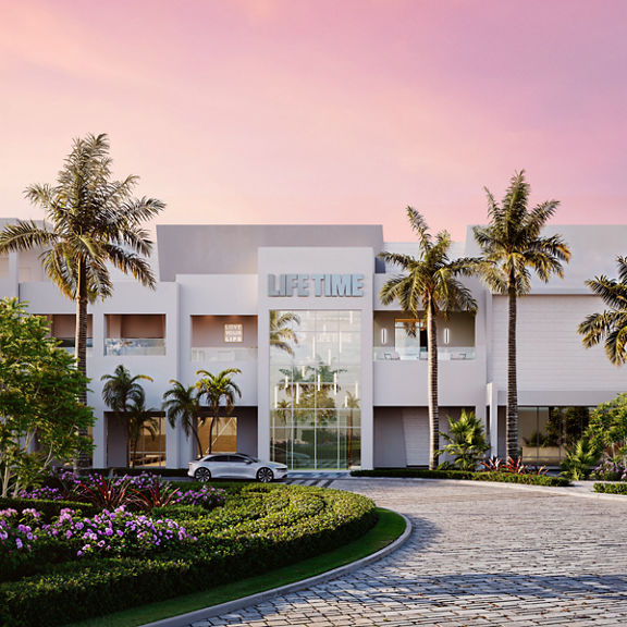 Exterior of Life Time Building