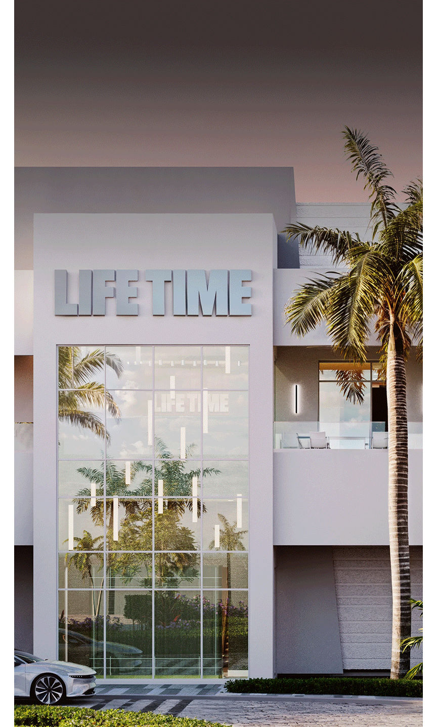 Exterior of Life Time Building