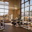 Weight benches on the fitness floor at the Walnut Creek Life Time club location